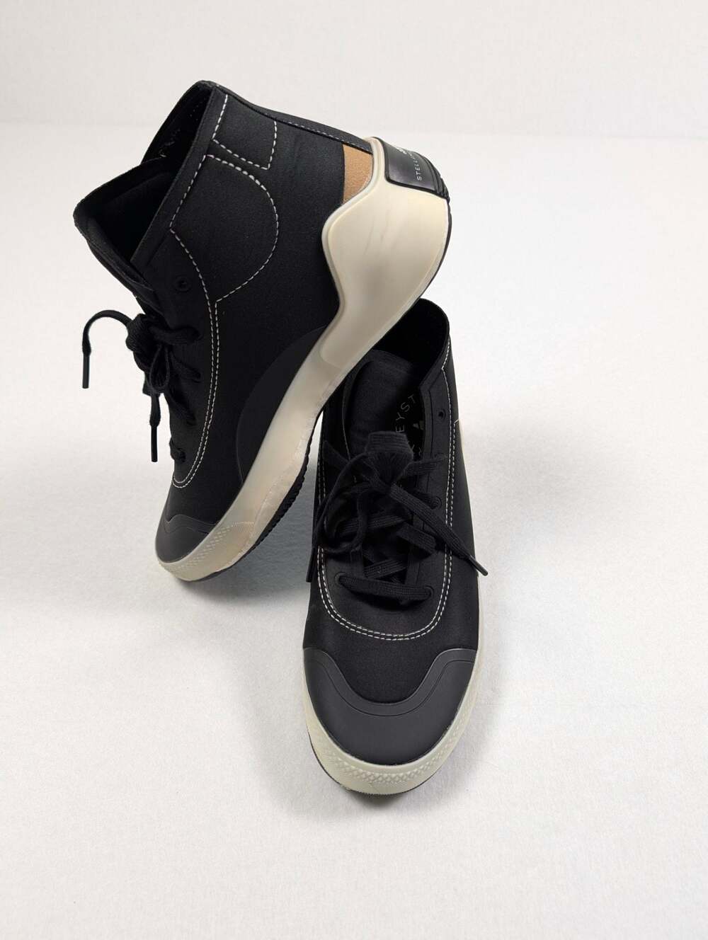 Adidas by Stella McCartney Treino Mid 'Black White' Sneakers (FX1955) sz 8